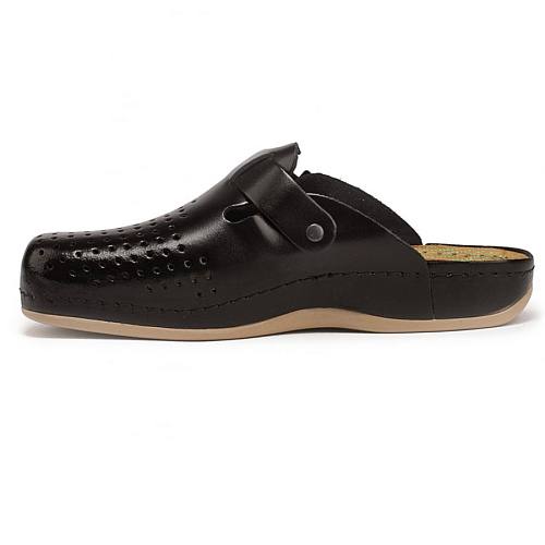 Тапочки-сабо Леон 700М, мужские, черные, 44