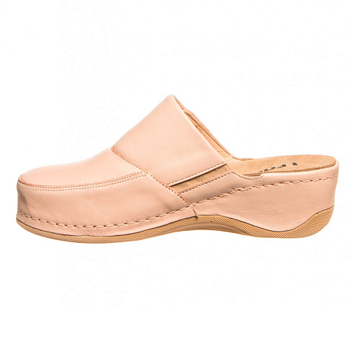 Тапочки-сабо Леон 2019, женские, пудровые, 37