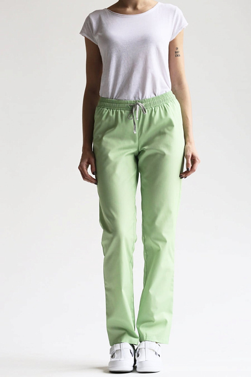 Брюки женские «Комфорт», зелёный лист, 64