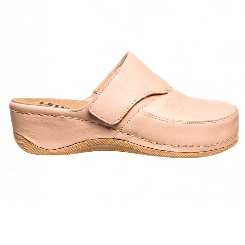Тапочки-сабо Леон 2019, женские, пудровые, 41