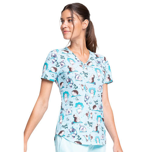 Топ женский Cherokee CK637, ёжики, S