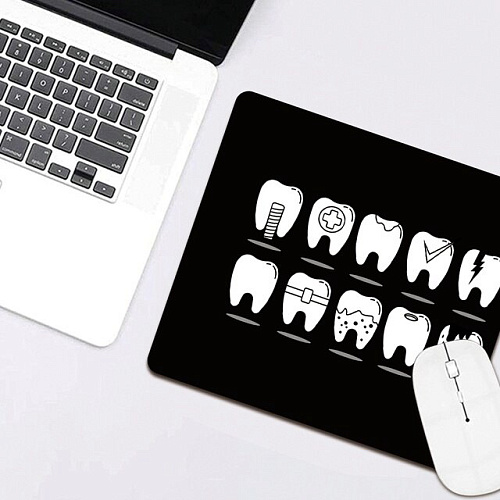 Коврик для мыши, принт "Состояния зубов №1"