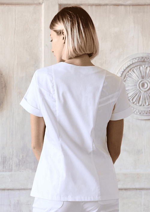 Блуза женская «Альфа», белый, 50