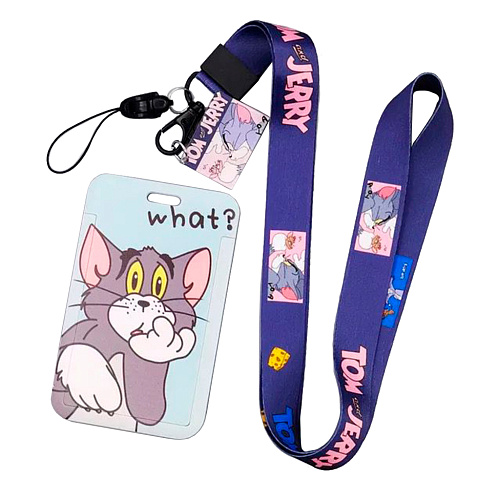 Бейдж с лентой  "Том", синий