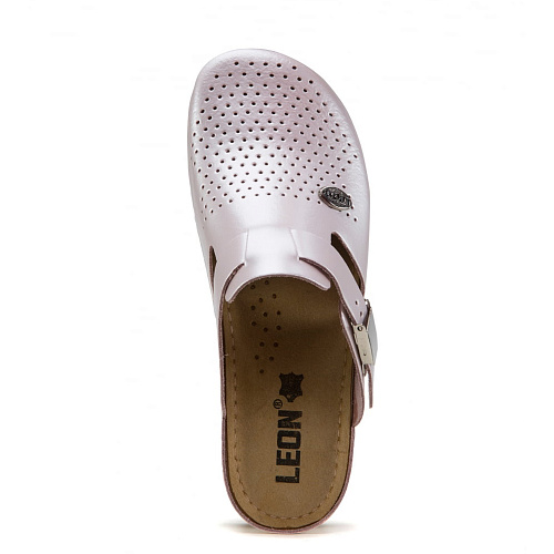 Тапочки-сабо Леон 950, женские, перламутровые, 38