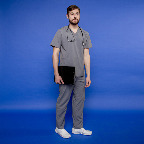 Брюки мужские, R192 серый, XL