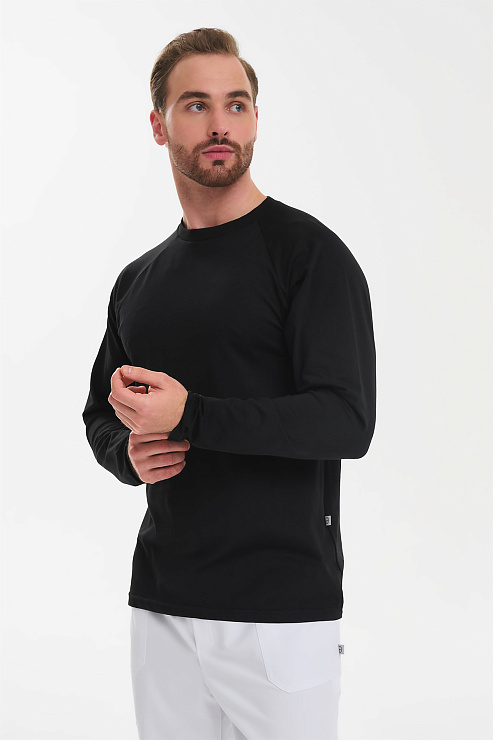 Лонгслив мужской Тезис TZ512, черный, 50