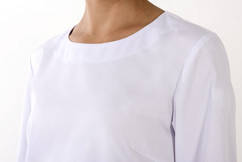 Блуза женская «Лодочка», белый, 50