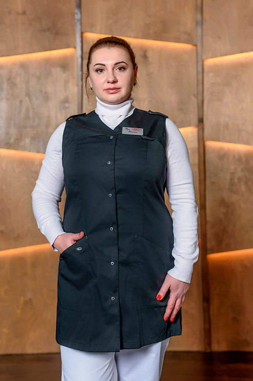 Блуза женская «Локон», черный, 54