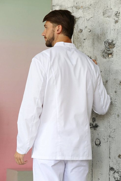 Блуза мужская «Олимп», белый, 48