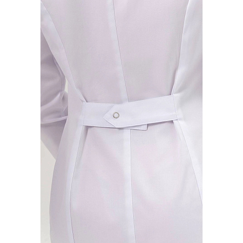 Халат женский на кнопках 294, белый, 52