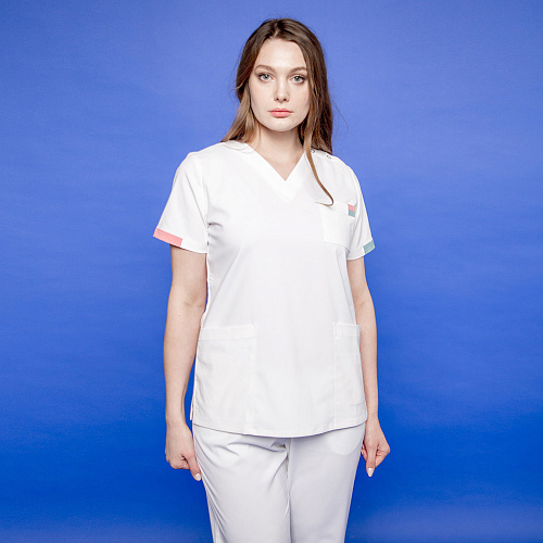 Туника женская 254 Alabama, R150 белый, XL