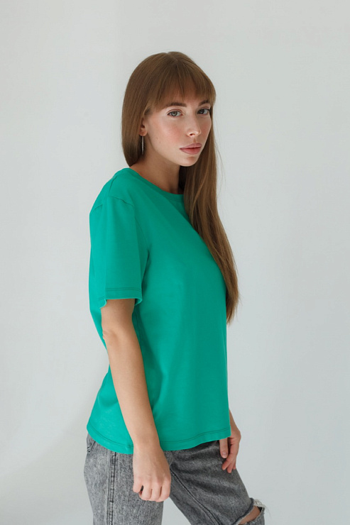 Футболка женская Тезис, зеленый, 42-44
