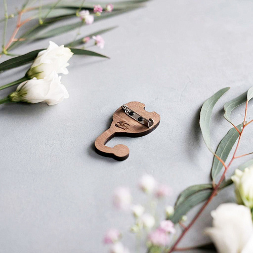 Значок "Фонендоскоп", желтый