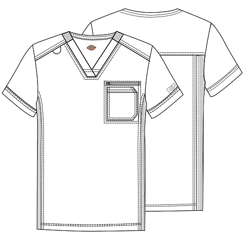 Топ мужской Dickies DK865, белый, XS