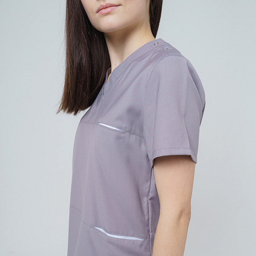 Туника женская Тезис TZ300, серо-бежевый, 40