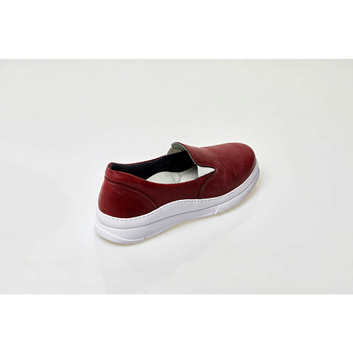 Слипоны женские FLORA, красный, 37