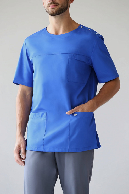 Блуза мужская «Озон» василек, 58