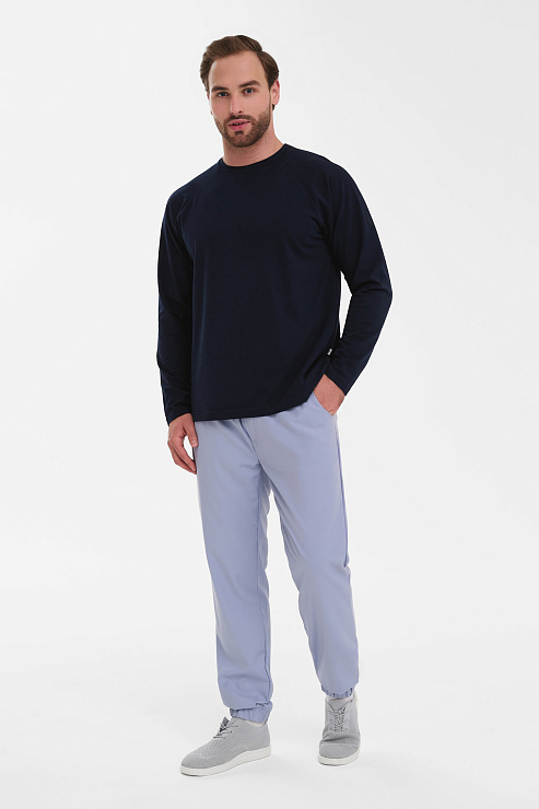 Лонгслив мужской Тезис TZ512, темно-синий, 54