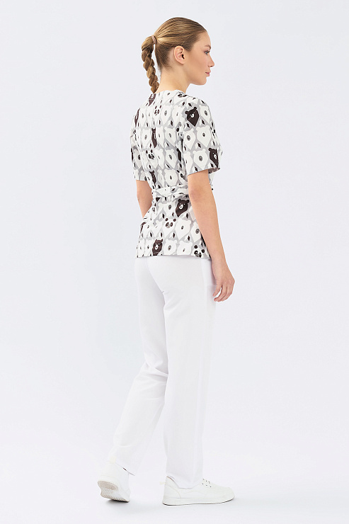 Туника женская Тезис TZ305, принт "Медведи", 52