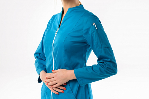 Халат женский «Вторая кожа», блю марин, 44