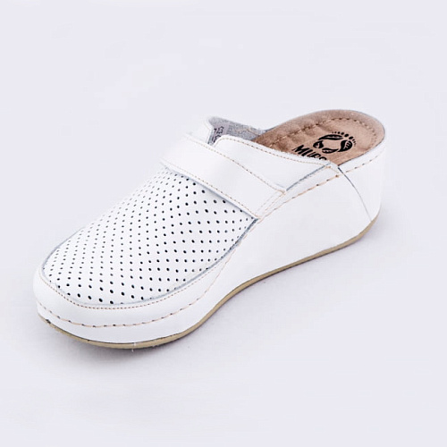 Сабо MUBB Comfort Gel Massage 6001, женские, белый, 37