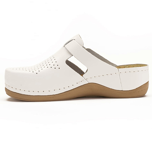 Тапочки-сабо Леон 950, женские, белые, 36