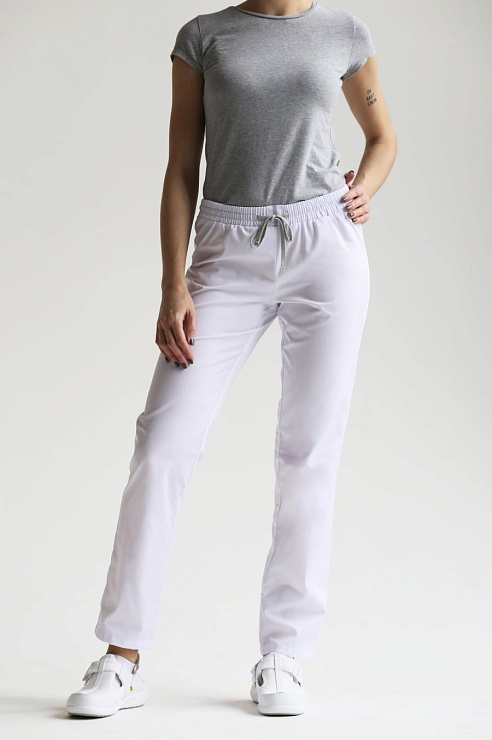 Брюки женские «Комфорт», белый, 42