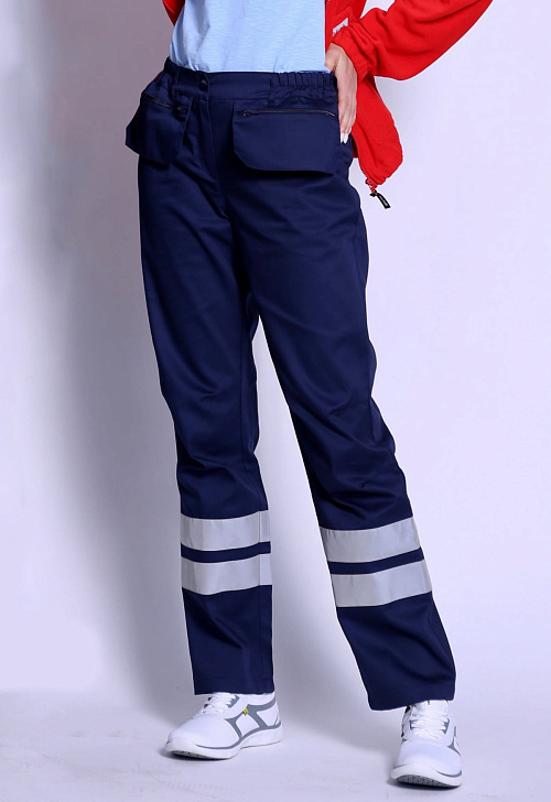 Брюки женские «Скорая Помощь», темно-синий, 60-62