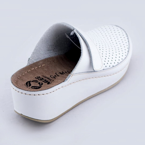 Сабо MUBB Comfort Gel Massage 6001, женские, белый, 37