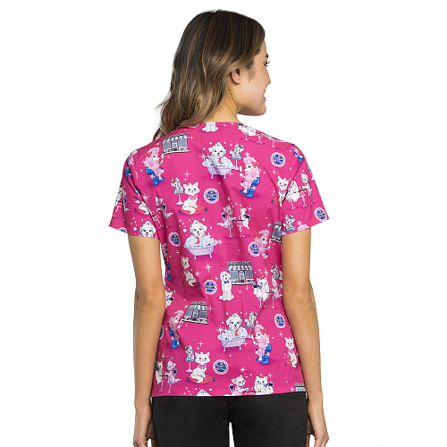 Топ женский Cherokee CK614, котики-собачки, S