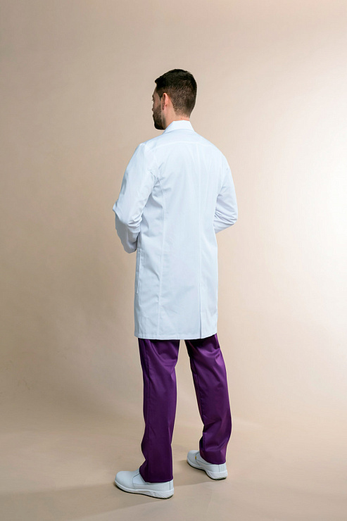 Халат мужской «ВИП», белый, 48