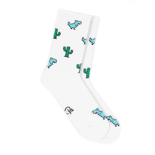 Носки женские, "Дино", белый, 36-40