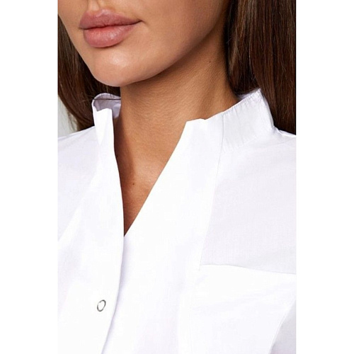 Халат женский 202 Ultra, длинный рукав, белый, 42