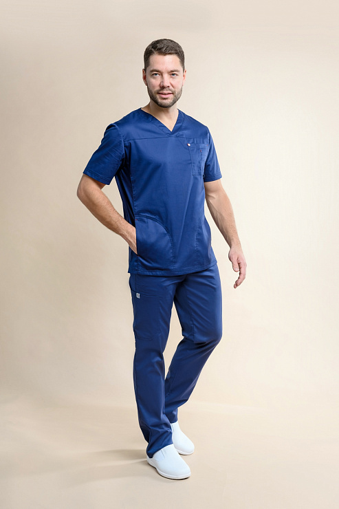 Блуза мужская «Немо», синий, 58