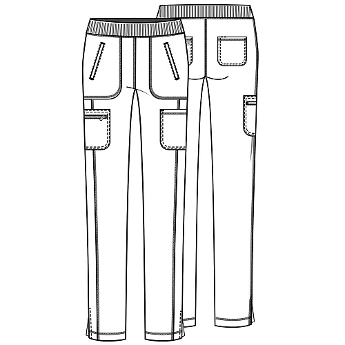 Брюки женские Cherokee CK065A, белый, S