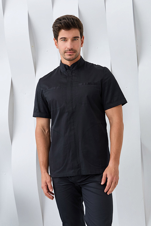 Туника мужская Dr. Nice, на молнии, черный, 52