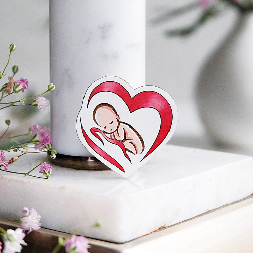 Значок "Малыш в сердце"