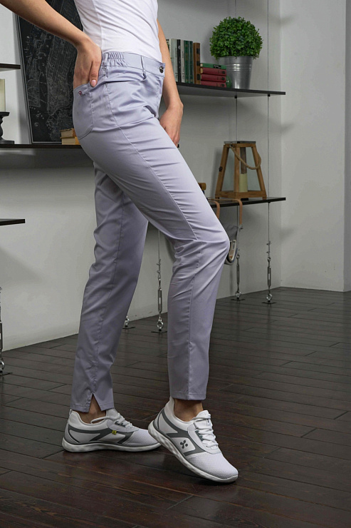 Брюки женские «Слим», жемчуг, 52