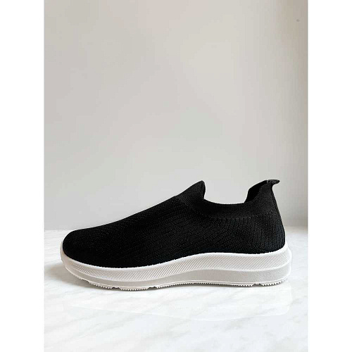 Слипоны мужские ST021, черный, 44