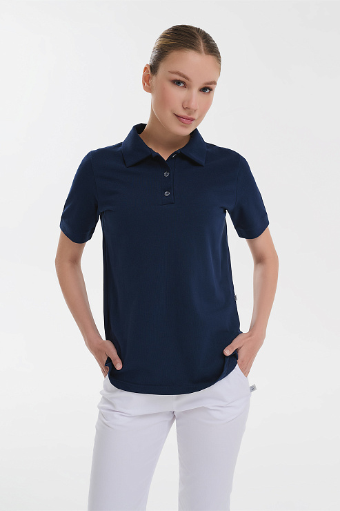 Поло женское Тезис TZ050, темно-синий, 50