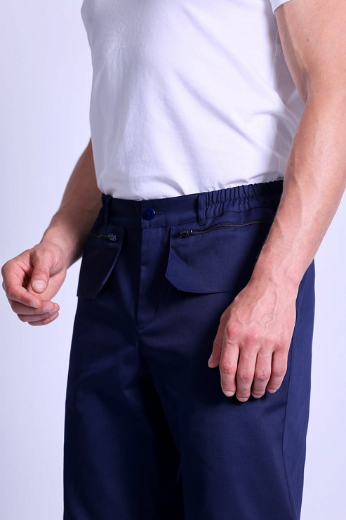 Брюки мужские «Скорая Помощь», темно-синий, 56-58