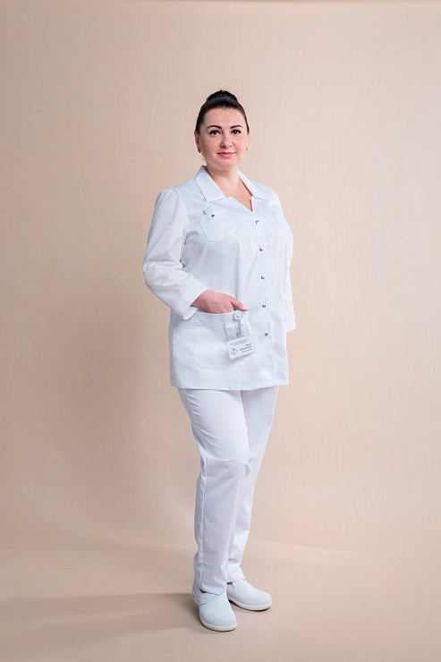 Блуза женская «Лайм», белый, 44