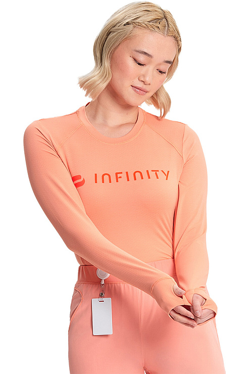 Футболка женская Cherokee IN641, коралловый, S