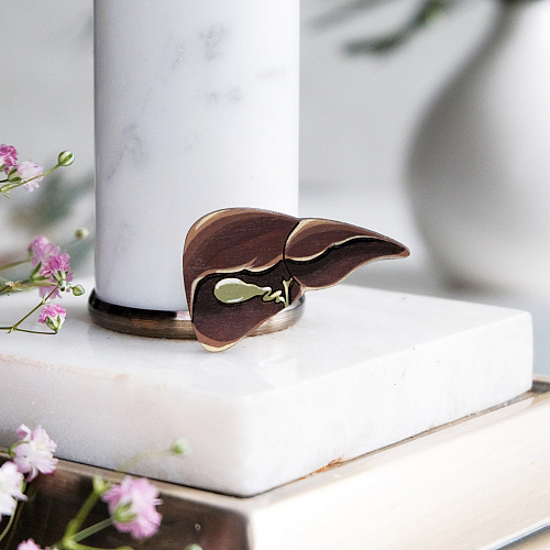 Значок "Печень"