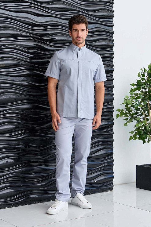 Туника мужская Dr. Nice, на молнии, серый, 50