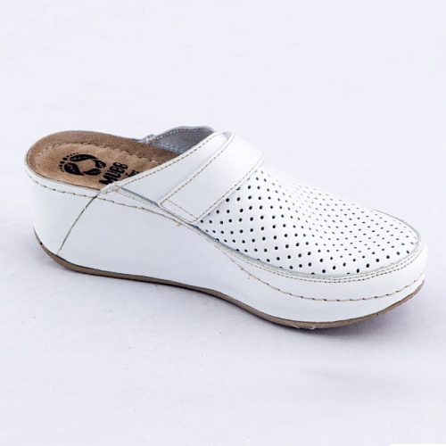 Сабо MUBB Comfort Gel Massage 6001, женские, белый, 36