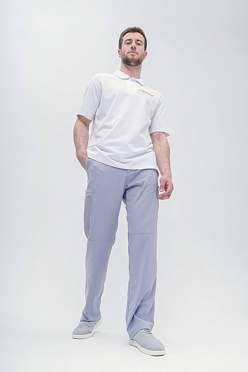 Поло мужское Osstem, белый, 50