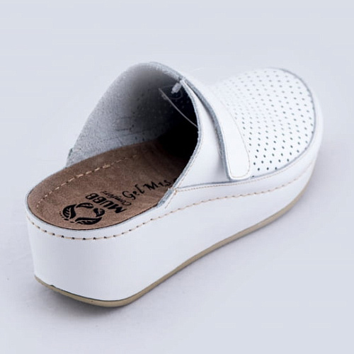 Сабо MUBB Comfort Gel Massage 6001, женские, белый, 40