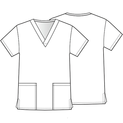 Топ унисекс Cherokee VT501C, тёмно-серый, L